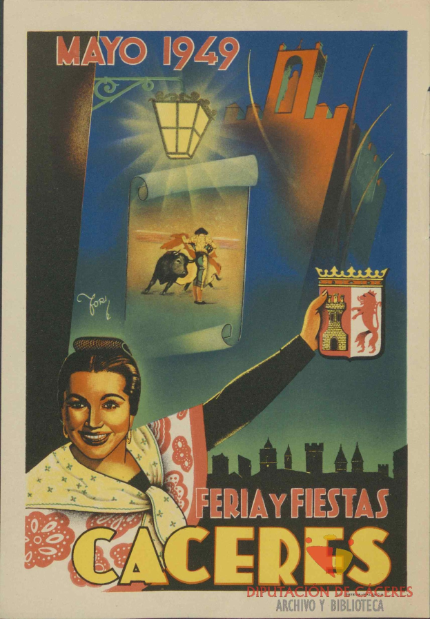 Plakat für ein mexikanisches Festival, das eine Frau mit einem menschlichen Gesicht und Text zeigt, der Informationen zum Festival enthält.