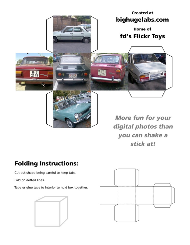 Eine Straße mit Fahrzeugen und auf einem Präsentationsfolie angezeigten Text.